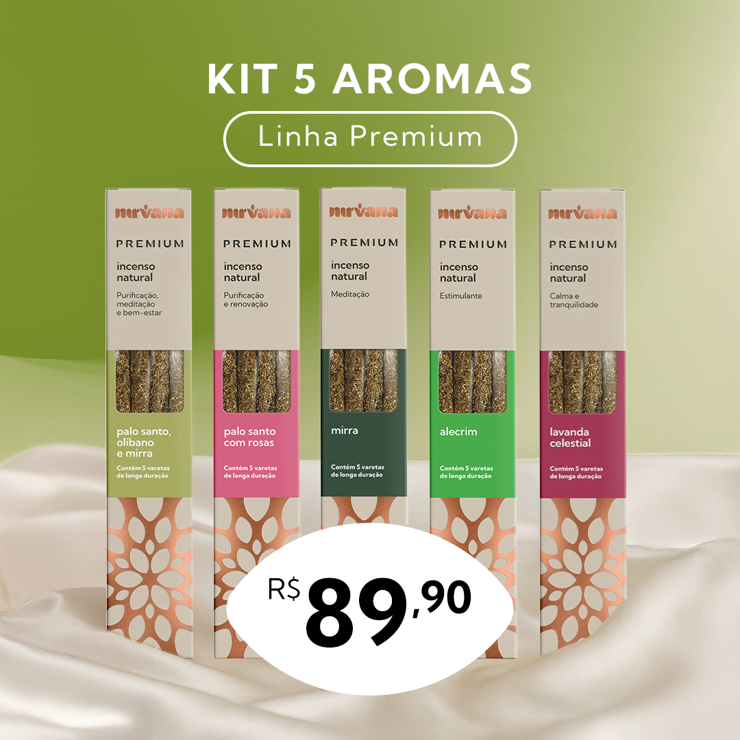 Kit Nirvana 5 unidades Linha Premium