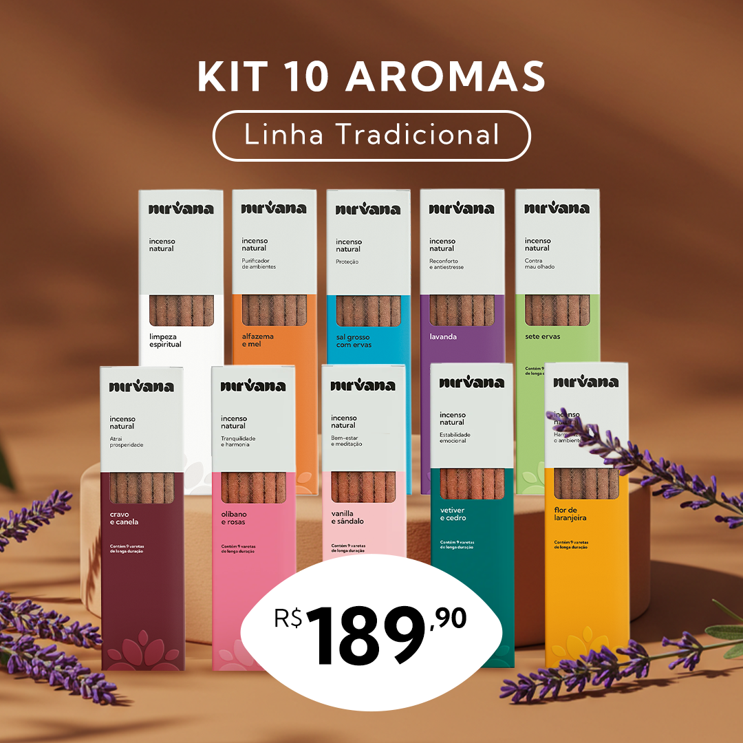 Kit Nirvana 10 unidades Linha Tradicional