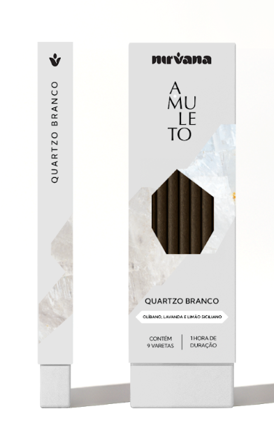 INCENSO NIRVANA QUARTZO BRANCO