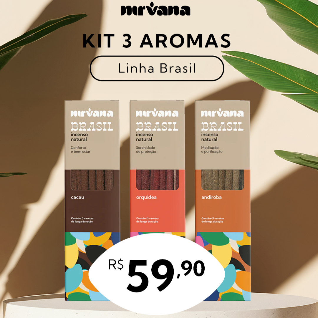 Kit Nirvana 03 unidades Linha Brasil