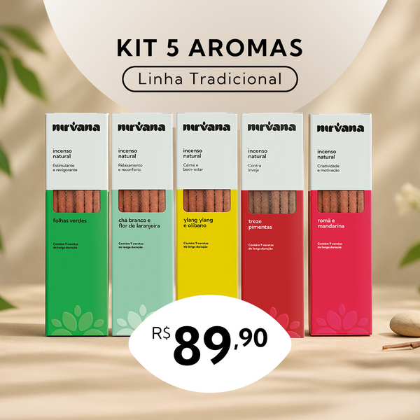 Kit Nirvana 5 unidades Linha Tradicional
