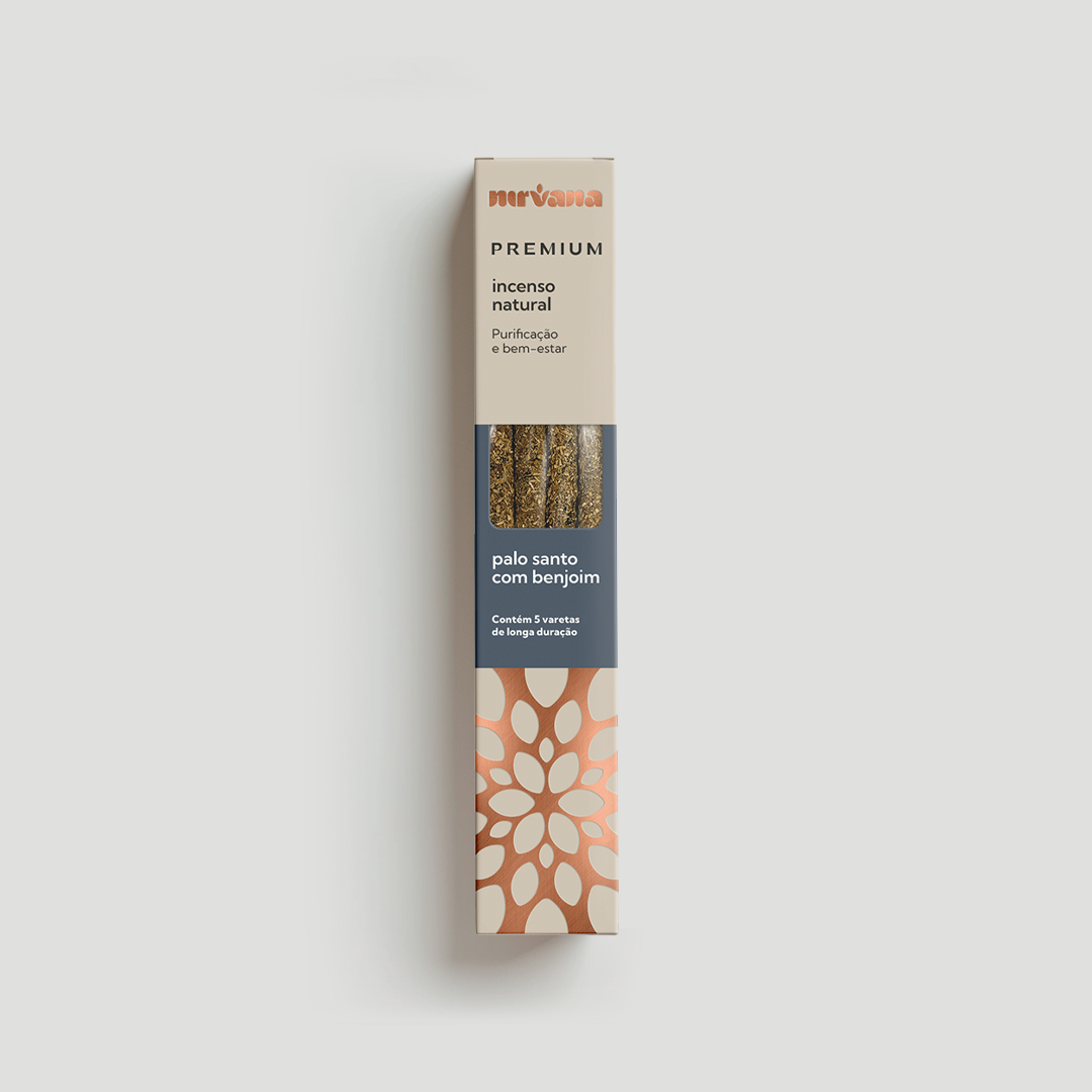 NIRVANA PREMIUM PALO SANTO INCENSE WITH BENZOIN