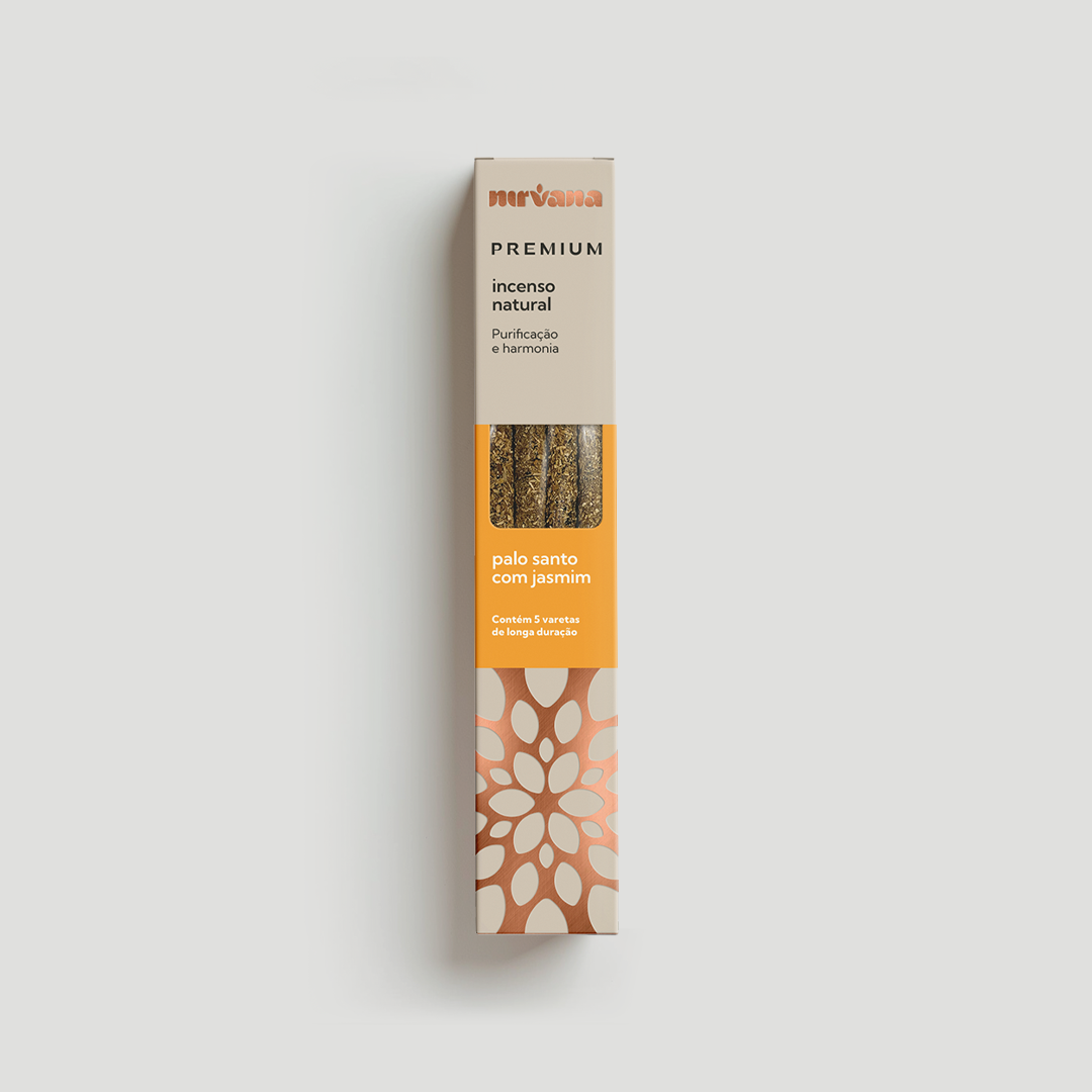 INCENSO NIRVANA PREMIUM PALO SANTO COM JASMIM