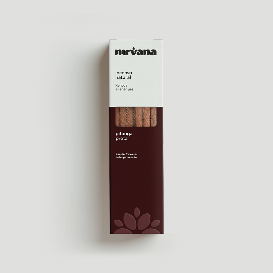 INCENSO NATURAL NIRVANA PITANGA PRETA