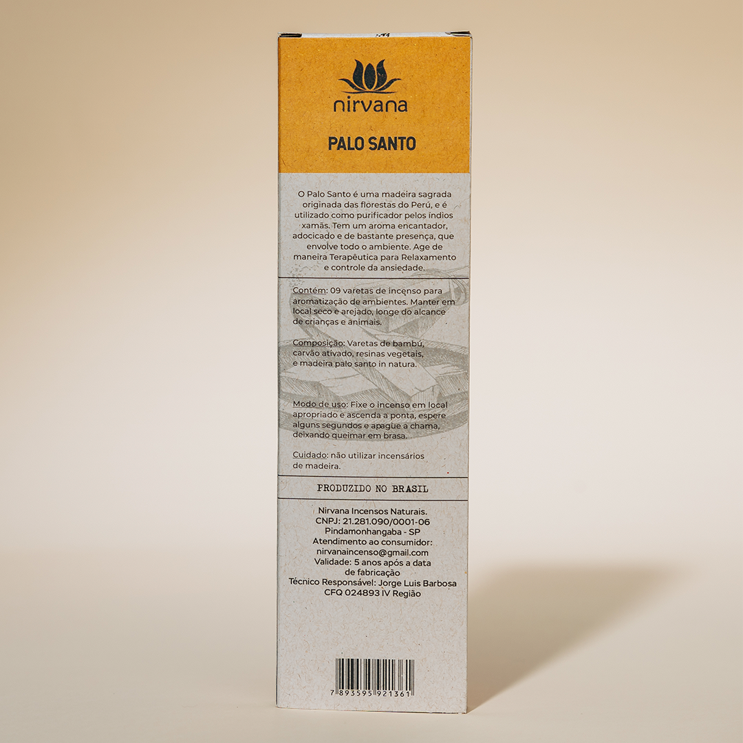 NIRVANA NATURAL INCENSE FROM PALO SANTO