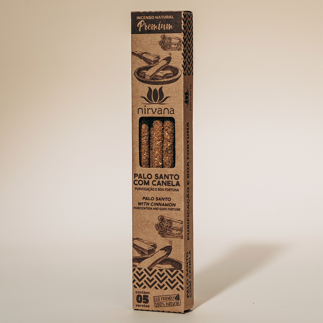 NIRVANA PREMIUM PALO SANTO AND CINNAMON INCENSE