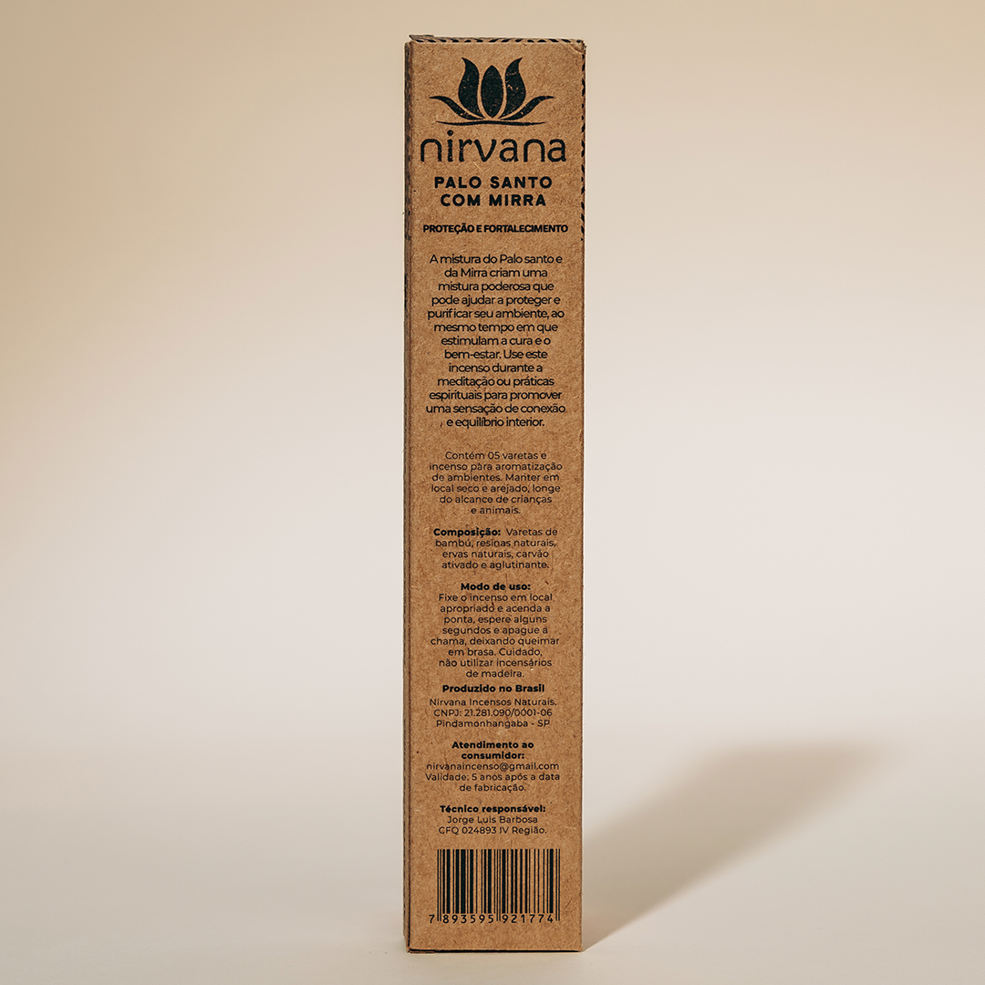 NIRVANA PREMIUM PALO SANTO INCENSE WITH MYRRH